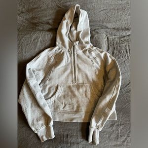Lululemon Scuba Half Zip M/L Grey